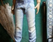 Work BLUE - Stretch Denim print leggings for Kaye Wiggs MSD, Dollstown 7