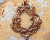 LOW SHIPPING 1 Trinity Vintage Patina Calla Lily Floral Stamping - Trinity Brass