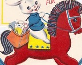 Vintage 1950s Happy Birthday Greeting Card (018)