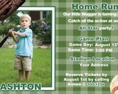 Custom Baseball Invite