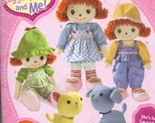 Raggedy Ann and Andy, Cat, Dog, Clothes Pattern, She's So Sweet