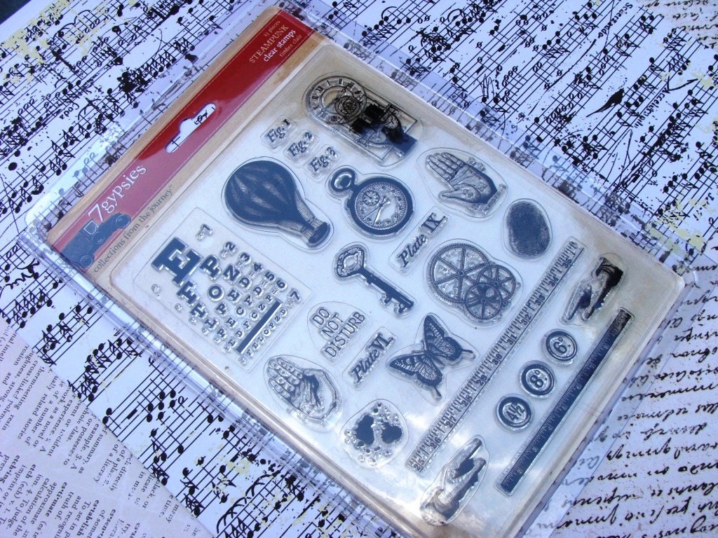 Clear Stamps - 7 gypsies - Steampunk