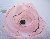 Light Pink Flower Hair Clip