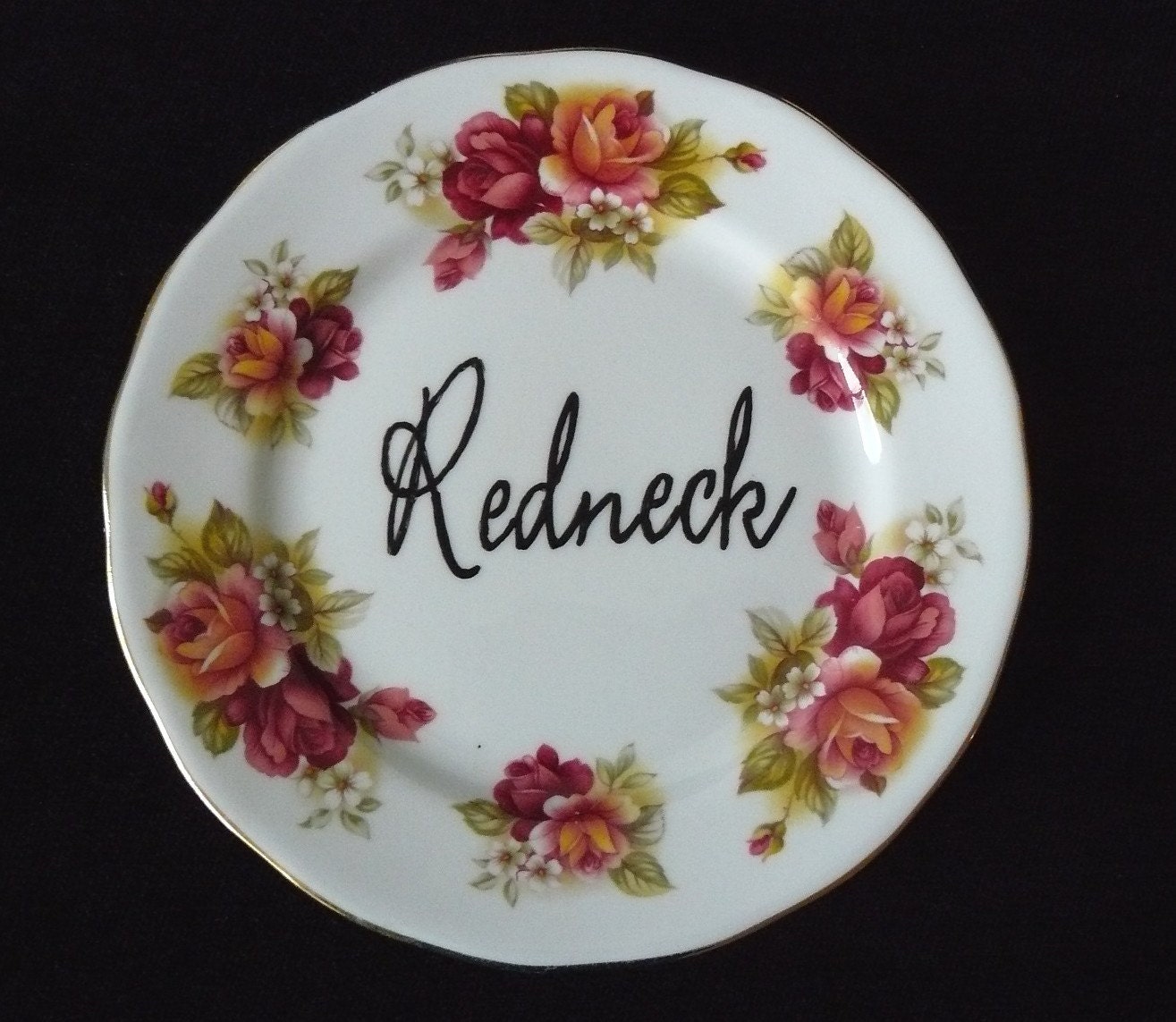 Redneck plate