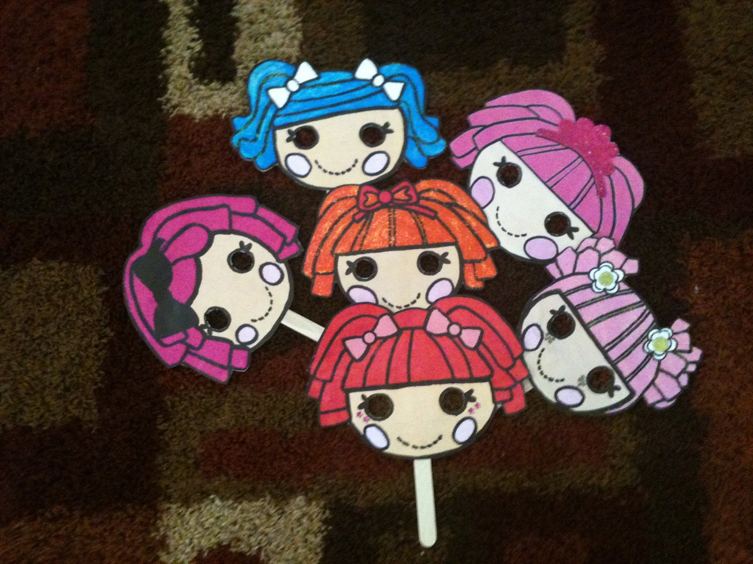 Custom forKimberely 6 additional Lalaloopsy Partys Masks
