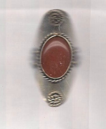 Orange Halloween Peruvian Style Ring