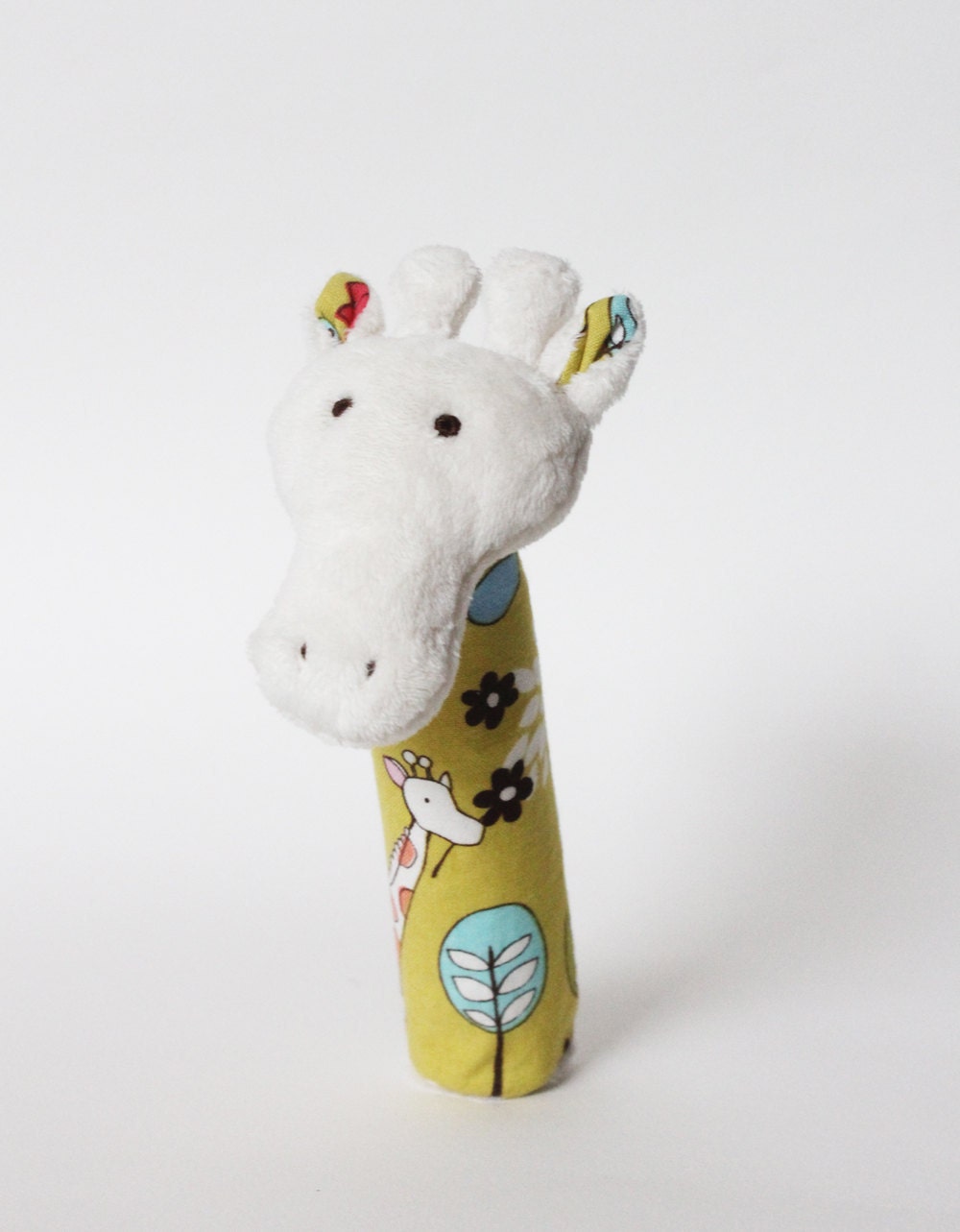 Citron Giraffe Squeakie Toy
