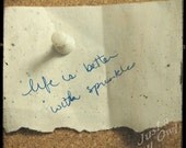 Life is Better with Sprinkles - TTV Photograph - 8x8 Metallic Print