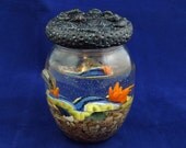 Reserved for charles93610 - Chromodoris Nudibranch Perma-Pet Sculpture - One of a Kind Mixed Media Sea Slug Sculpture