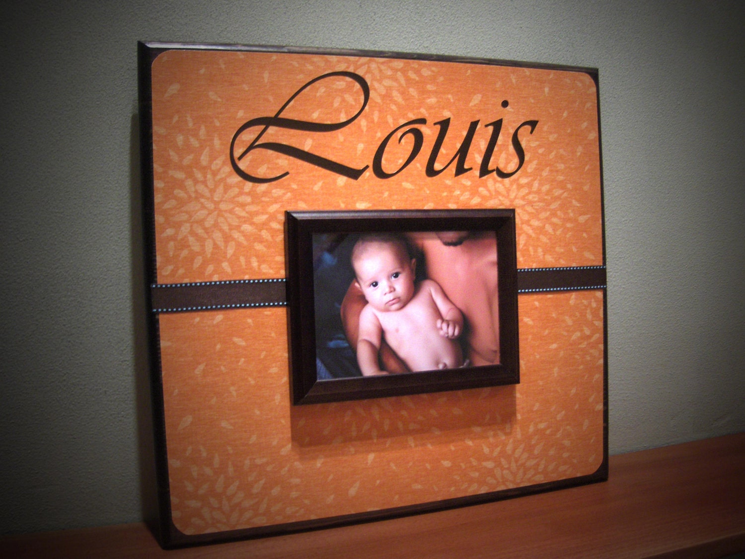 New Baby Personalized Picture Frame Gift, poem, nursery decor, new parents, baby shower, baptism, christening