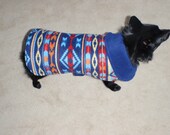 Southwestern Fleece Dog Coat