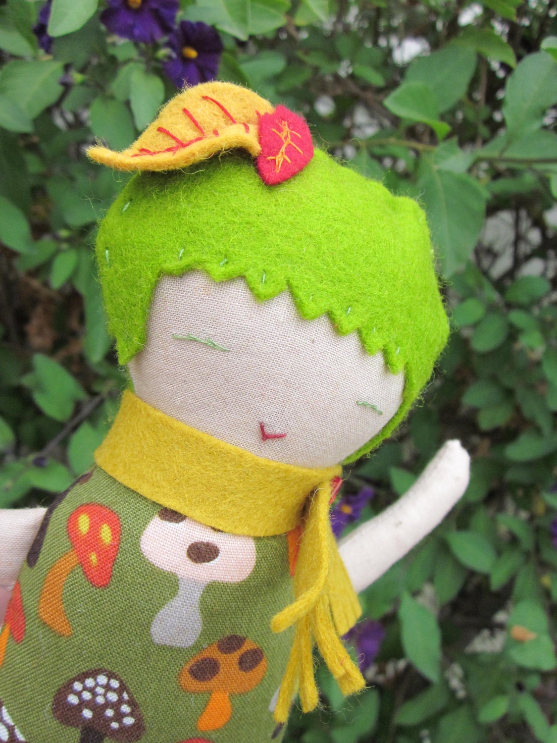 Char- A Handmade Cloth Doll