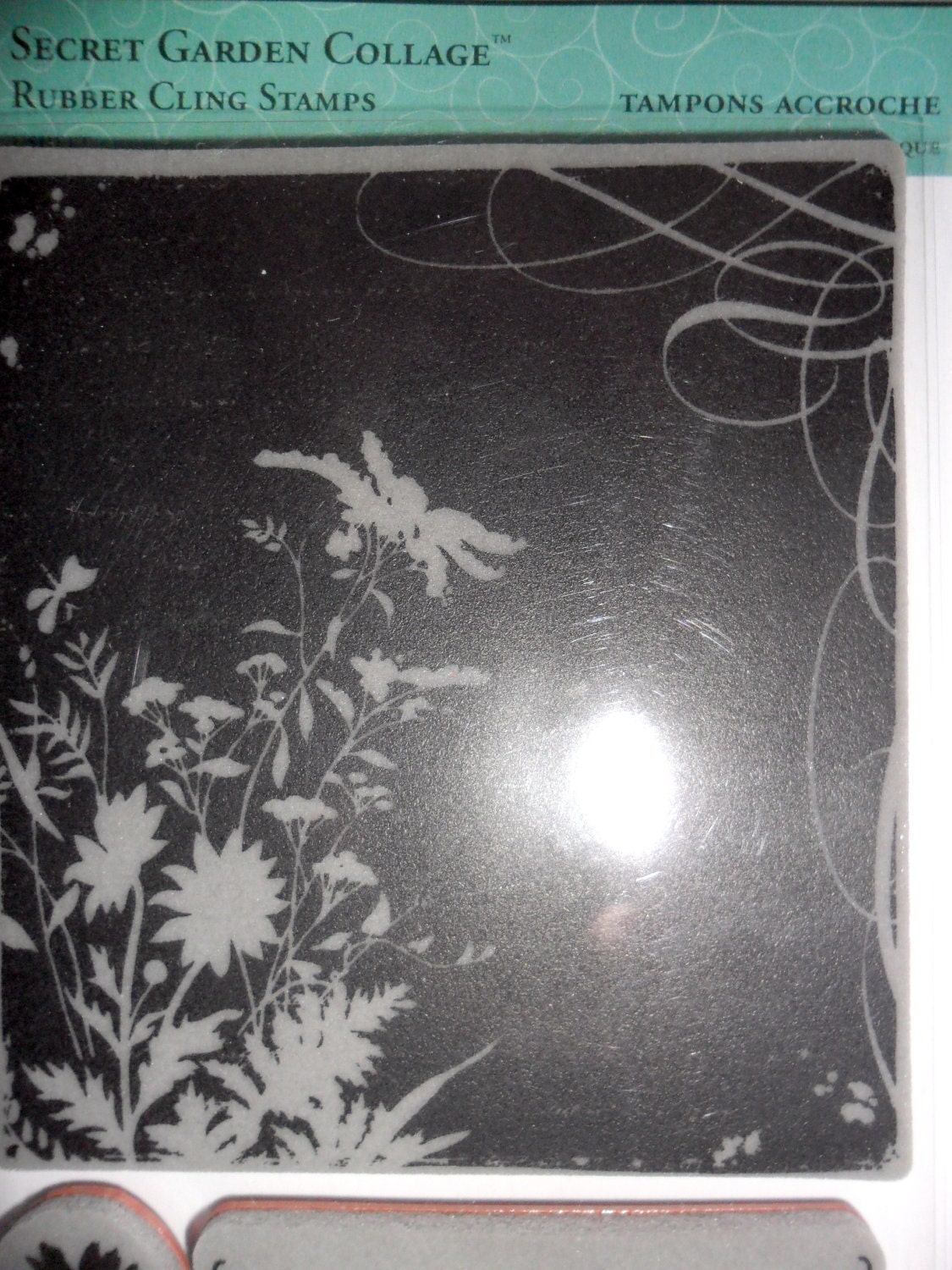 Secrect Garden Rubber Cling Stamps by TPC Studio-FREE SHIPPING