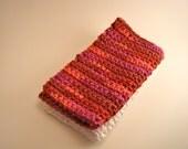 Washcloths, set of 2, organic cotton yarn