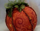 Mystical Pumpkin Quilted Fall Decor Kimekomi Ornament