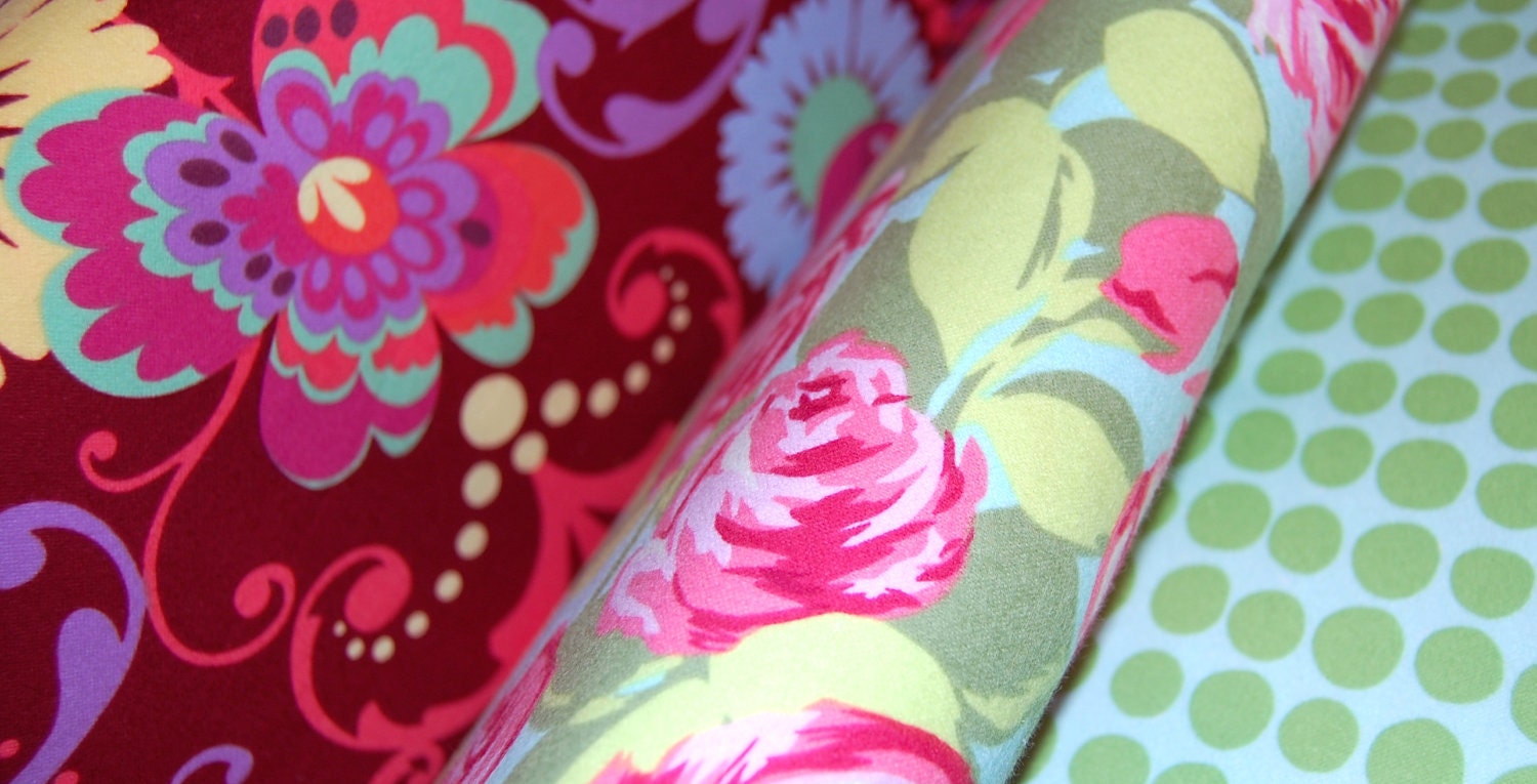 Amy Butler Green Modern Dot Mint Sunspots Flannel Receiving Blankets Baby Girl Gift Wine Paradise Pink Tumbleroses