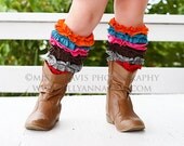 Autumn Fruffles Ruffled Legwarmers Fall