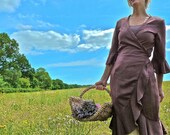 MEDIUM Verity Hope Dress in Brown.  Last one