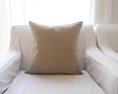 PILLOW COVER 20x20 Natural linen (set of 2)