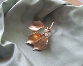 Three Leaves Brooch