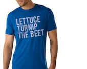 lettuce turnip the beet - men's sizes S, M, L, or XL - royal blue