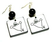 Spooky Spector Ghost Earrings
