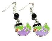 Frankenstein Rubber Ducky Earrings