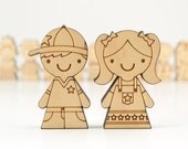AMERICA -Wood Dolls Children of the World Collection