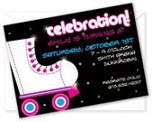 Roller Skating Party Invitation