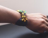 Tie Dye Retro African Printed Fabric Cuff
