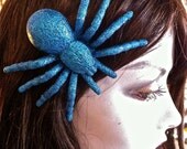Stardust Spider Hair Fascinator. Available In 8 Glittering Colors.