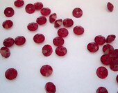 Vintage Swarovski Crystal Beads, 5mm Siam Swarovski Beads, Art. 5305