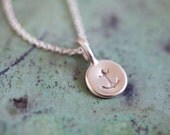 Tiny Anchor Necklace