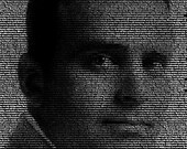 Douglas Fairbanks - 11x14 Typographical Portrait Fine Art Print