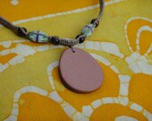 Goldstone African Beaded Hemp Necklace