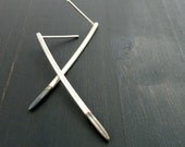 Silver Earrings - Sterling Silver Quills