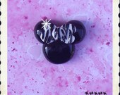 Wild Safari Minnie polymer clay bead/charm/bow center