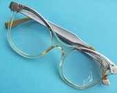 vintage ladies aluminum eyeglasses styl rite 50s 60s eyewear glasses