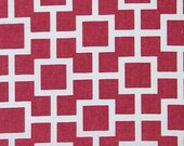 Pair of curtain drapery panels,Robert Allen latticescape, HIBISCUS, lined with poly cotton, 50 X 84 inches