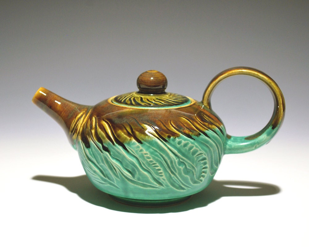 Hand Carved Teapot - Hasta