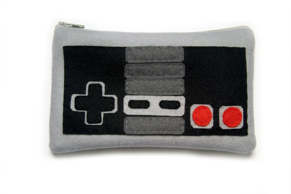 Nintendo Controller Pouch - Large Nes Retro Video Game Accessory