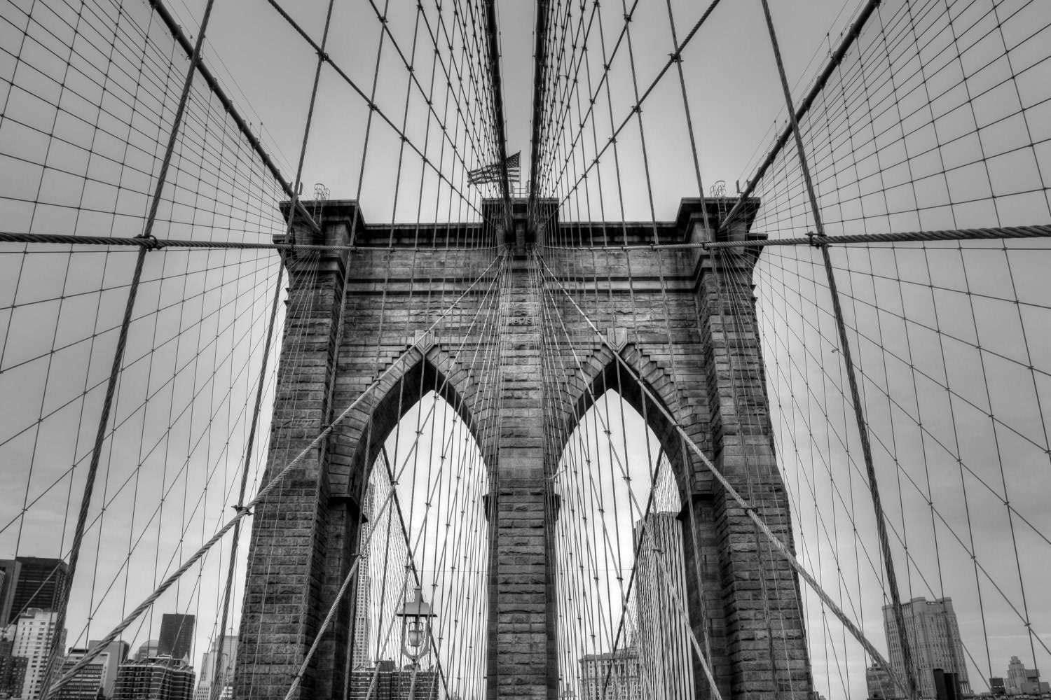 The Brooklyn Bridge, New York City, NY - 16x20 Fine Art Print