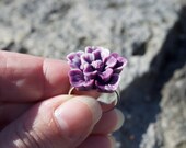 Violet Cherry Blossom Ring