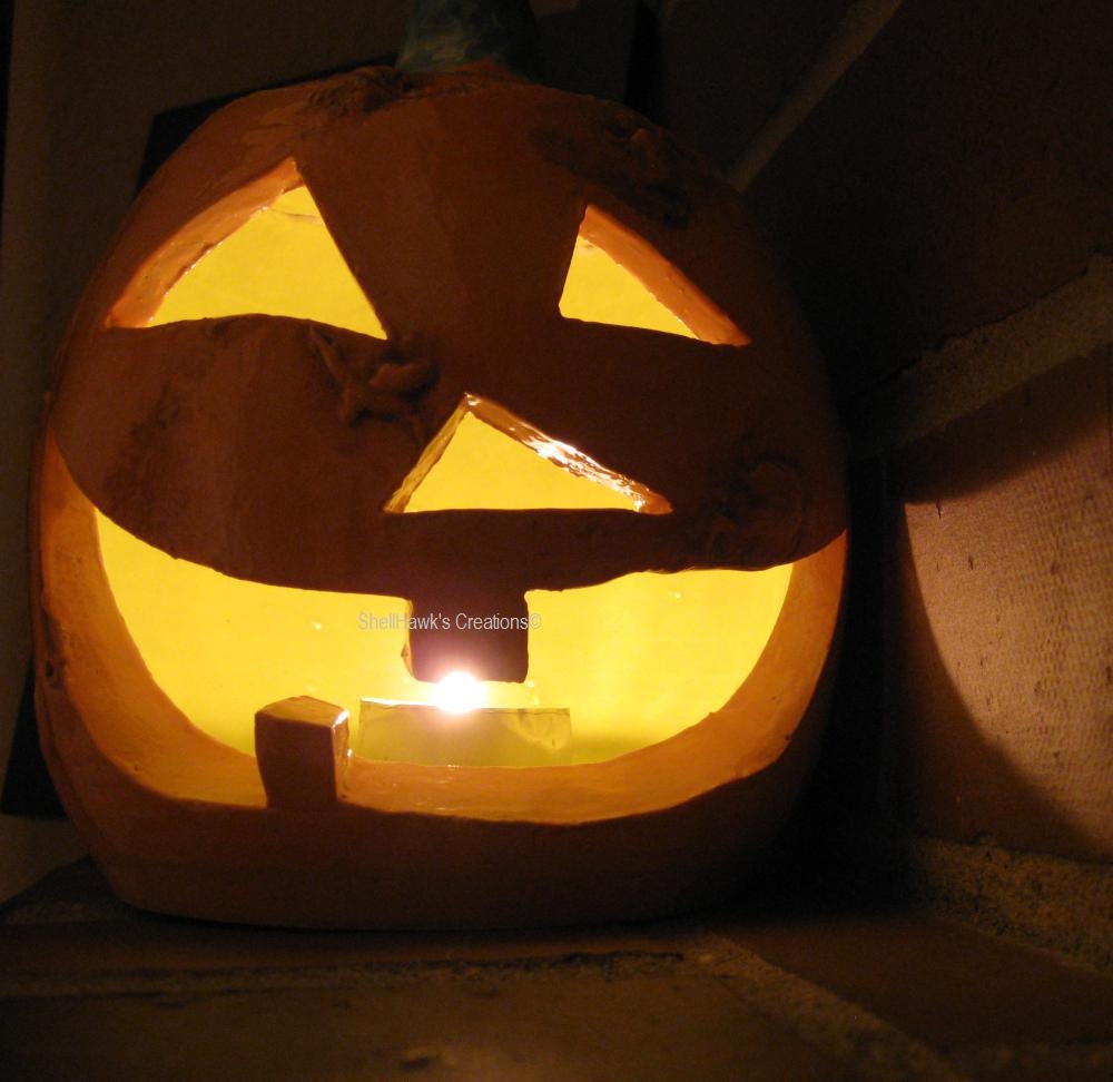 Halloween Jack o Lantern Pumpkin Orange Yellow Fall Autumn