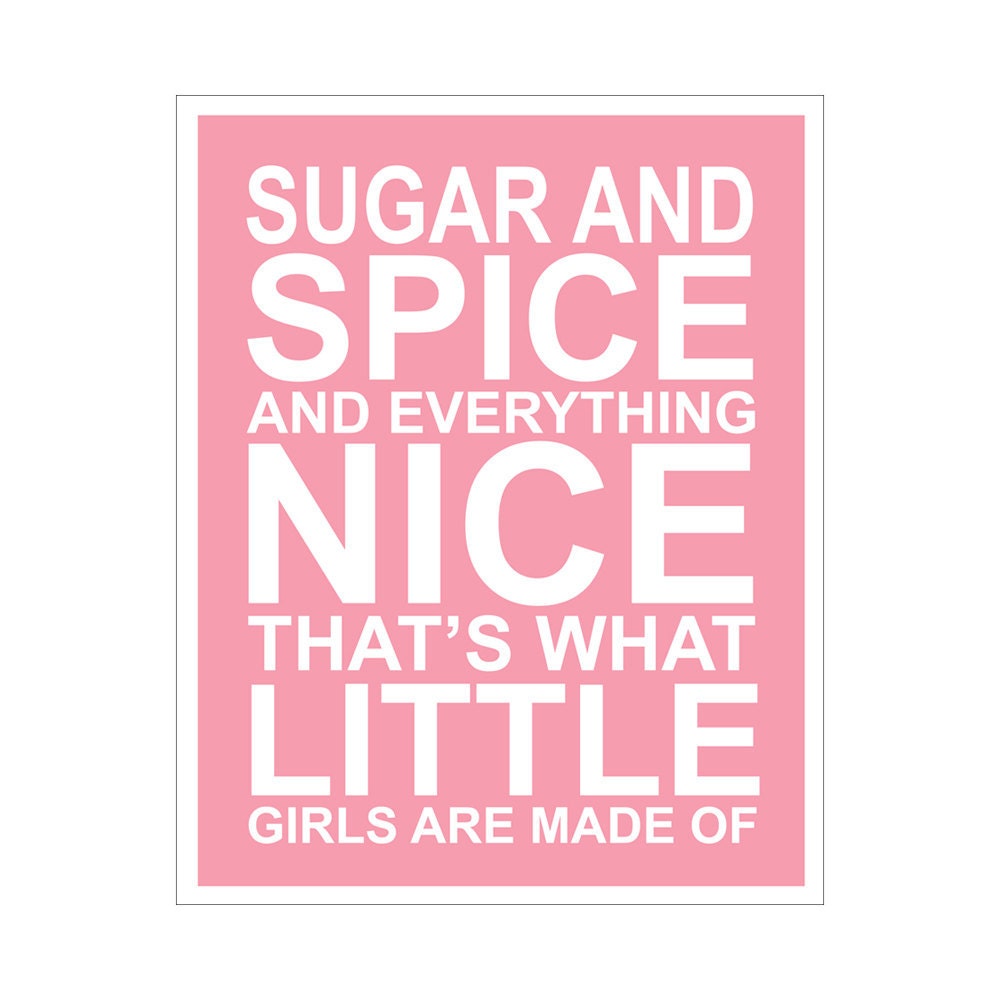 Sugar and Spice and Everything Nice... 11x14 inch print by Finny and Zook