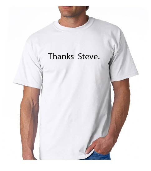 Thanks Steve. T-shirt. And Donate to Pancreatic Cancer