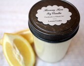 Lemon Cookie Soy Wax Candle in 8 oz. Jelly Jar