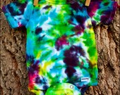 Tie Dye Cotton Onesie - FESTIVAL - Newborn Size