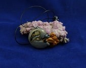 Steampunk Nautilus Necklace - Polymer Clay Neo-Victorian Cephalopod Jewelry