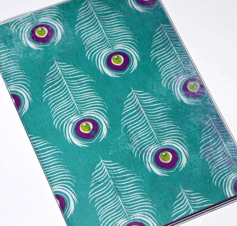 Passport Cover  - Peacock Feathers